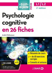 Psychologie cognitive en 26 fiches