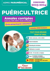 Puéricultrice - Annales corrigées 2023-2024