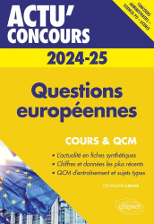 Questions européennes 2024-25