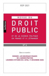 Revue Droit Public n°6-2021 et de la Science Politique en France et a l'Étranger