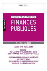 Revue française de finances publiques N° 158/2022