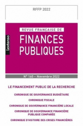 Revue française de finances publiques N° 160/2022