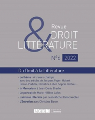 Revue Droit & Littérature N° 6/2022