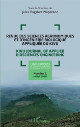 Revue des sciences agronomiques et d'ingénierie biologique appliquée du Kivu