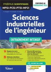 Vous recherchez les livres à venir en BTP - Industrie, Sciences industrielles de l'ingénieur MPSI - PCSI - PTSI
