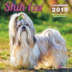 Shih-tzu : calendrier 2019 : de septembre 2018 à décembre 2019