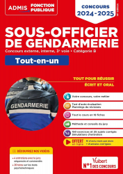 Sous-officier de gendarmerie 2024-2025
