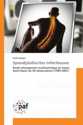 Spondylodiscites infectieuses