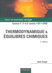 Thermodynamique et équilibres chimiques
