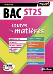 Toutes les matières Bac ST2S - Sciences et technologies de la santé et du social  Tle