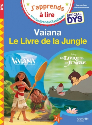 Vaiana/Le livre de la jungle - Spécial dyslexie