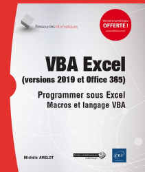 Vba excel (version 2019 et office 365)