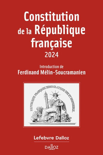 Constitution de la République française - dalloz - 9782247223190 - 