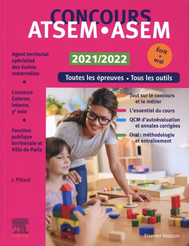 Concours ATSEM/ASEM 2021/2022 - elsevier / masson - 9782294773891 - 