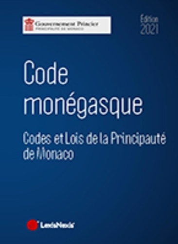 Code monégasque 2021 - lexisnexis - 9782711035083 - 