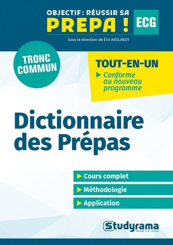 Dictionnaire des Prépas ECG - Studyrama - 9782759047178 - 