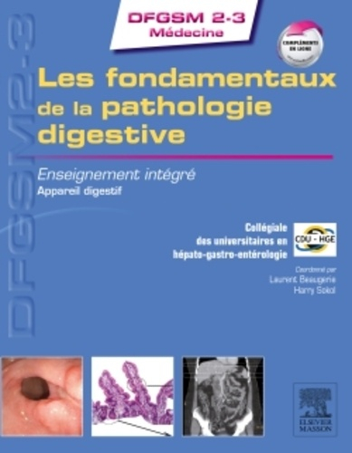 Les fondamentaux de pathologie digestive - Collège DFGSM 2-3 - elsevier / masson - 9782294731181 - 