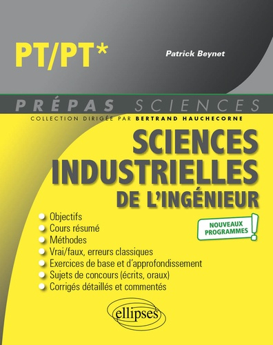 Sciences industrielles de l'ingénieur PT/PT* - Ellipses - 9782340080287 - 